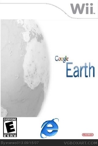 Google Earth Wii box cover
