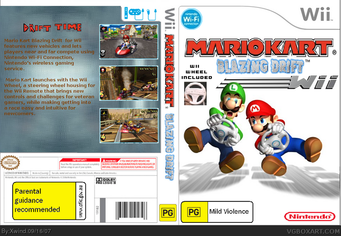 Mario Kart Wii box art cover