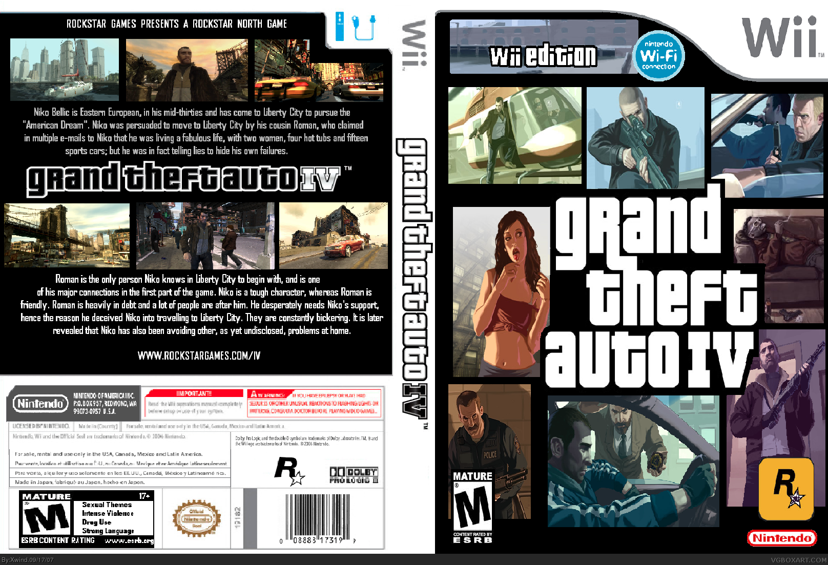 GTA: IV Wii Edition box cover