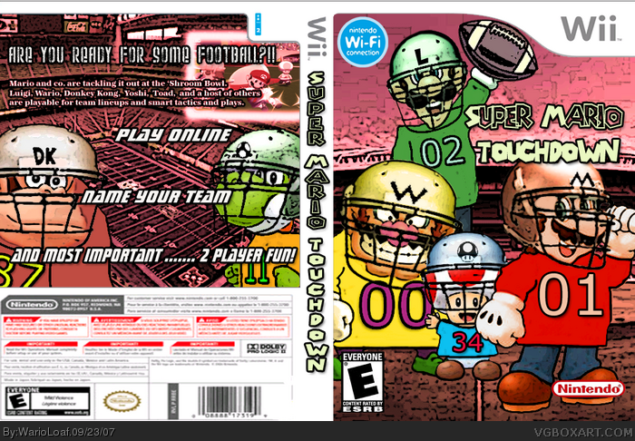 Super Mario Touchdown box art cover