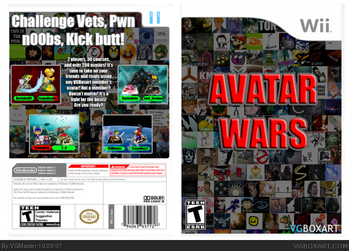 Avatar Wars box art cover