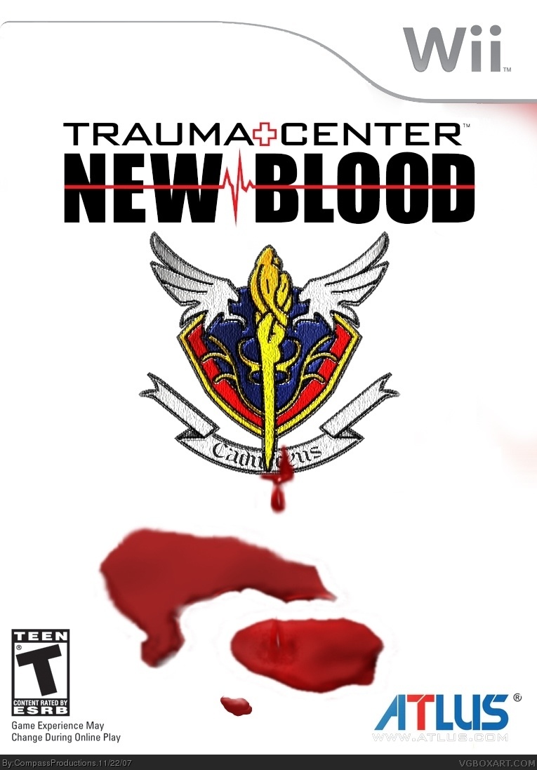 Trauma Center: New Blood box cover
