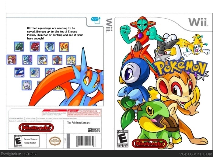 Pokemon box art cover