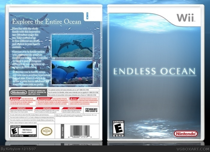 Endless Ocean box art cover