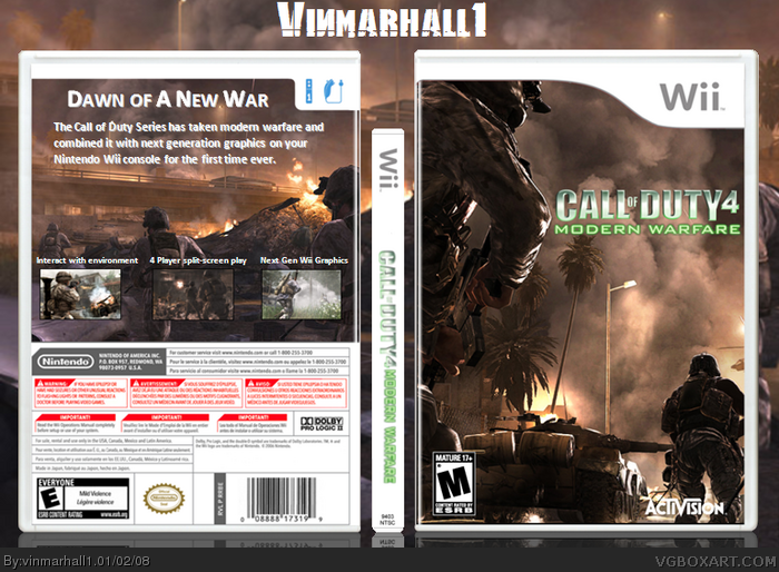 call of duty 4 wii