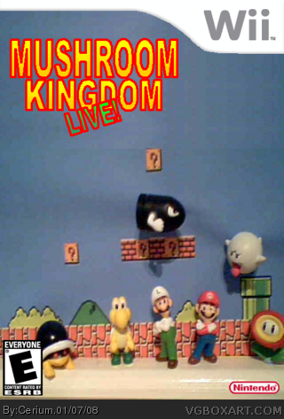 Mushroom Kingdom LIVE! box cover