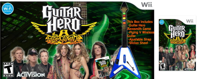 Guitar Hero Aerosmith box art cover