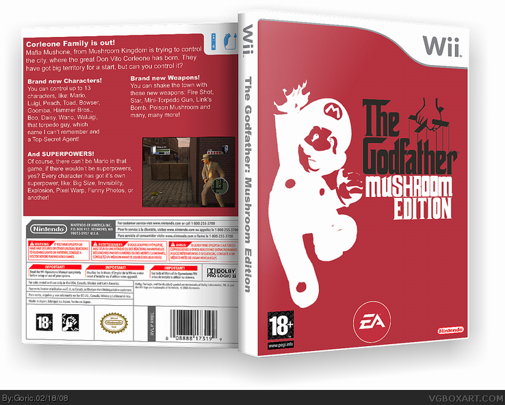 The Godfather: Mushroom Edition box cover