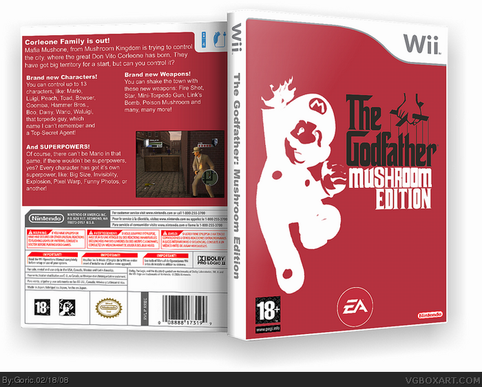 The Godfather: Mushroom Edition box art cover