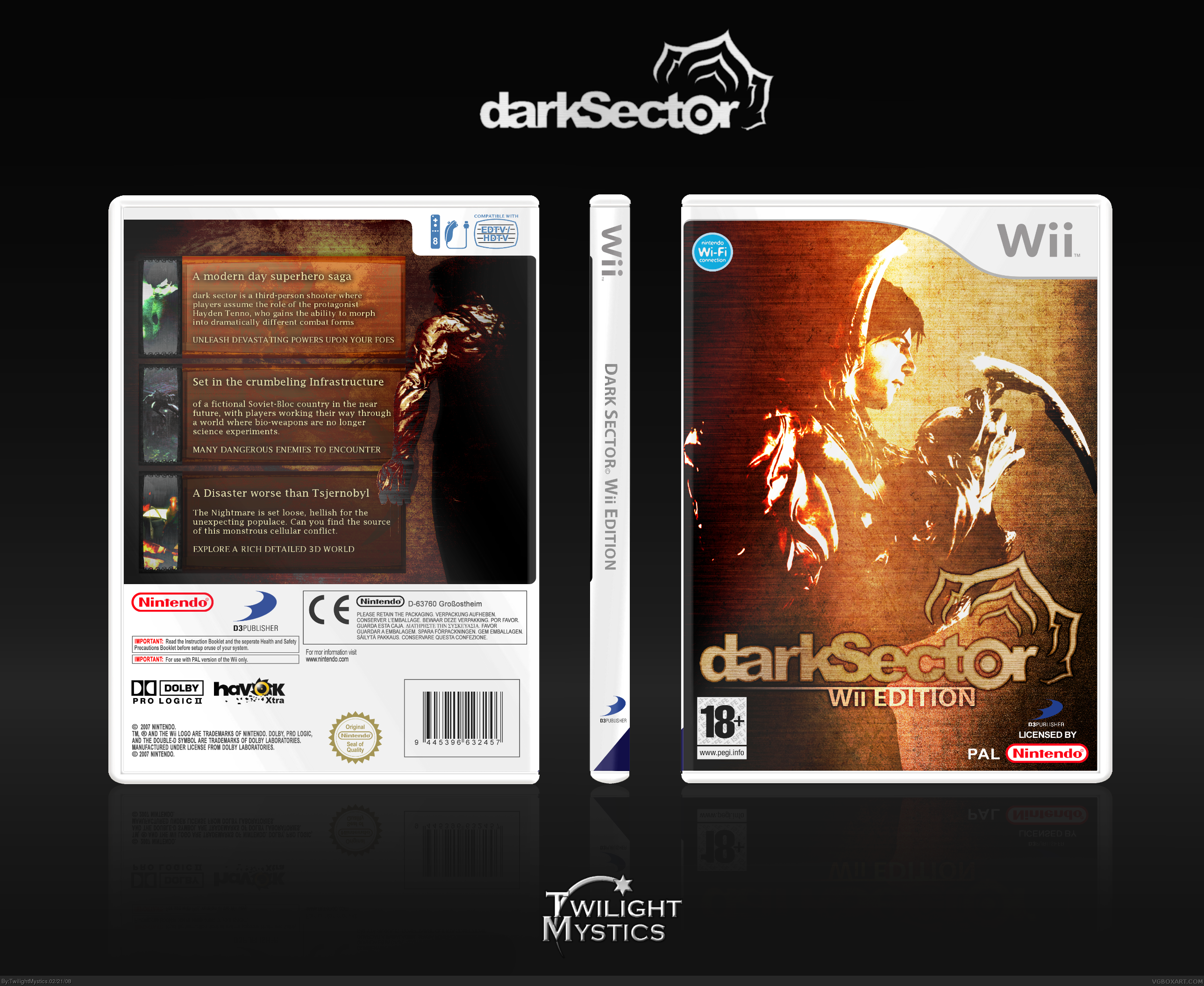 Dark Sector: Wii Edition box cover