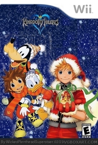 Kingdom Hearts Christmas box art cover