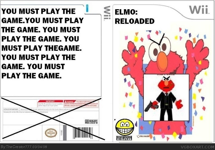 Elmo: Reloaded box art cover