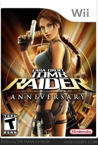 Lara Croft Tomb Raider Anniversary box cover