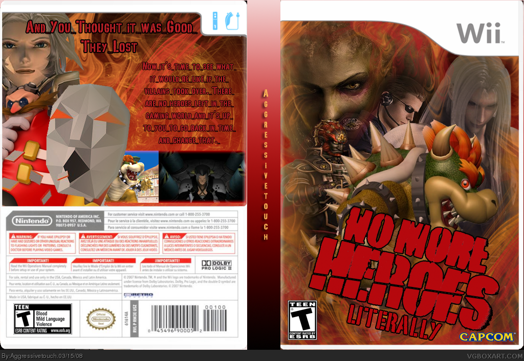 No More Heroes: Literally box cover