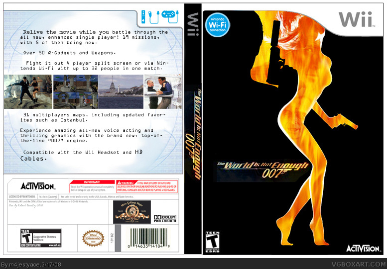 007:The World is Not Enough box cover