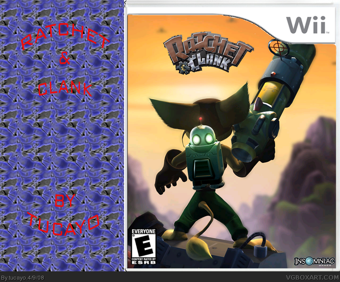 Ratchet and Clank Wii box art cover