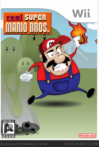 Real Super Mario Bros. box cover