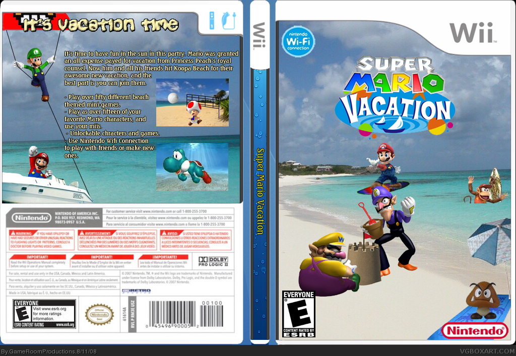 Super Mario Vacation box cover