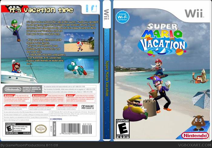 Super Mario Vacation box art cover