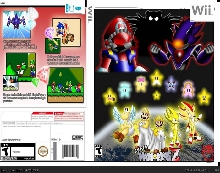 Super Mario Bros Z box art cover