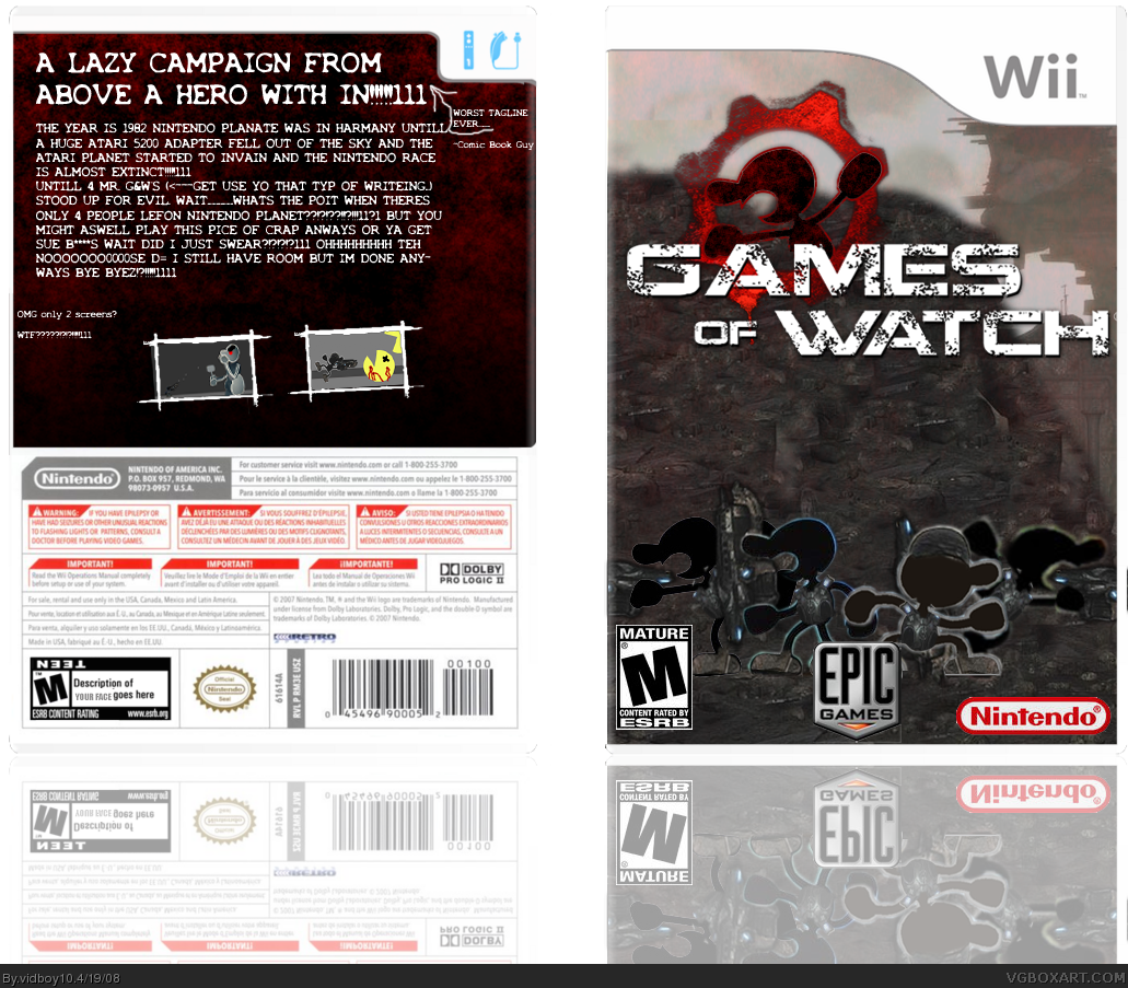 Games Of Watch box cover