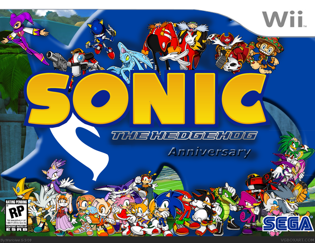 Sonic the Hedgehog Anniversary box cover
