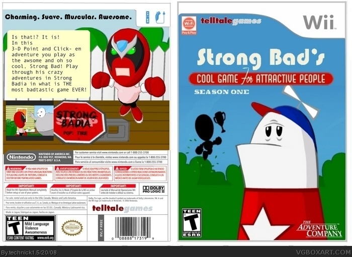 Strong Bad's Cool Game for Attractive People box art cover