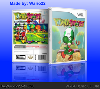 Yoshi's Story Wii box cover