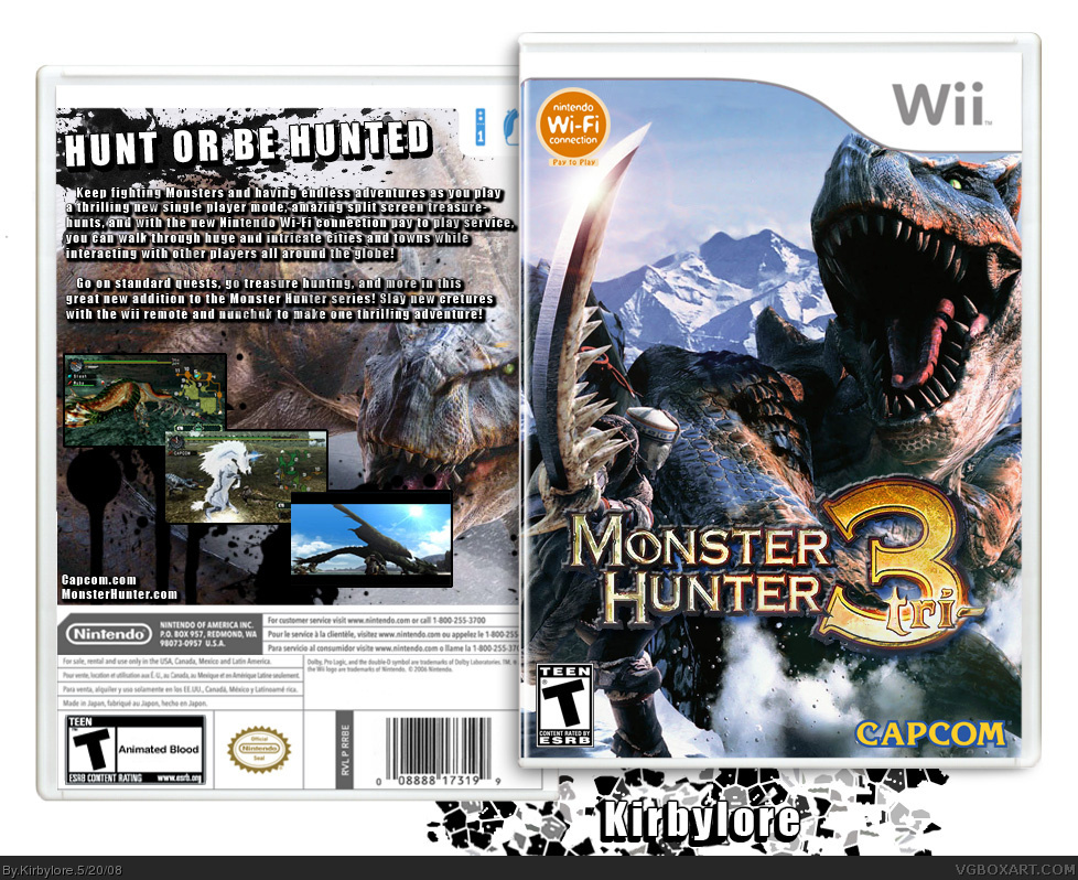 Monster Hunter 3: Tri box cover