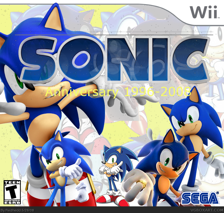 Sonic Anniversary 1996-2008 box cover