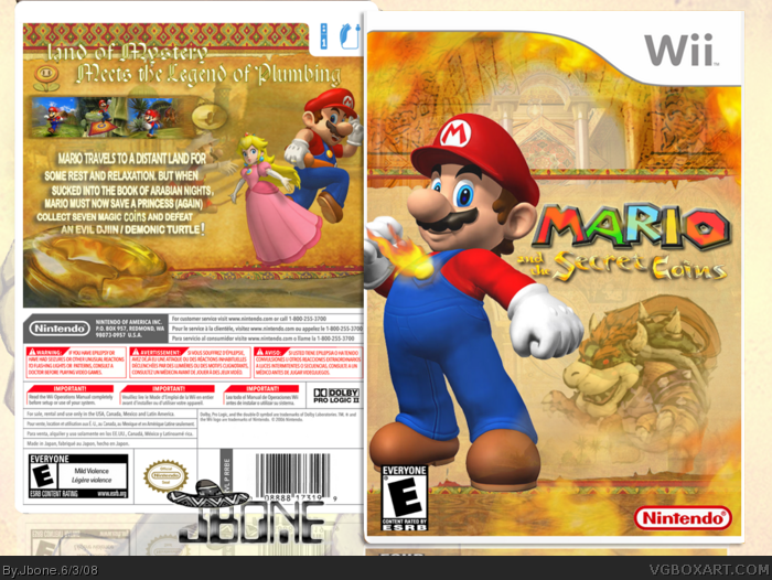 Mario and the Secret Coins box art cover