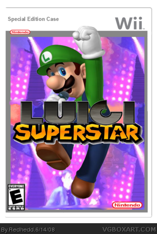 Luigi Superstar box art cover