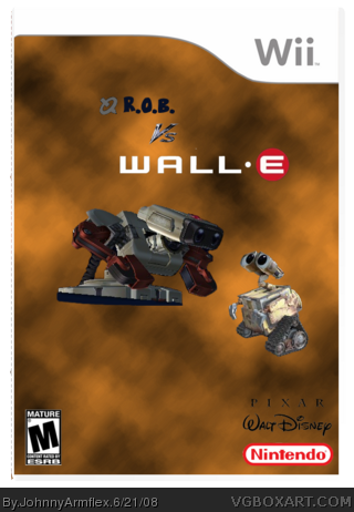 R.O.B. VS Wall-E box cover
