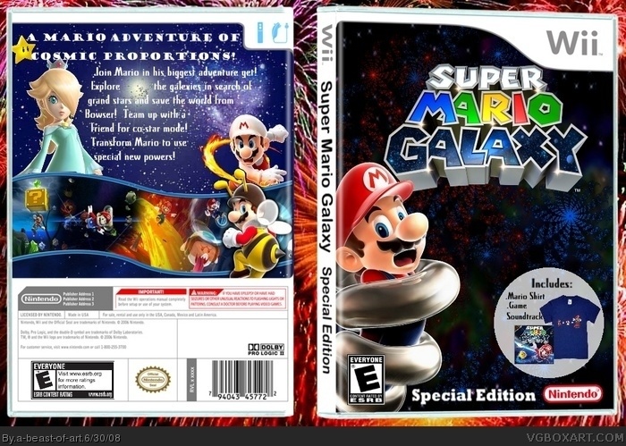 Super Mario Galaxy Special Edition box art cover