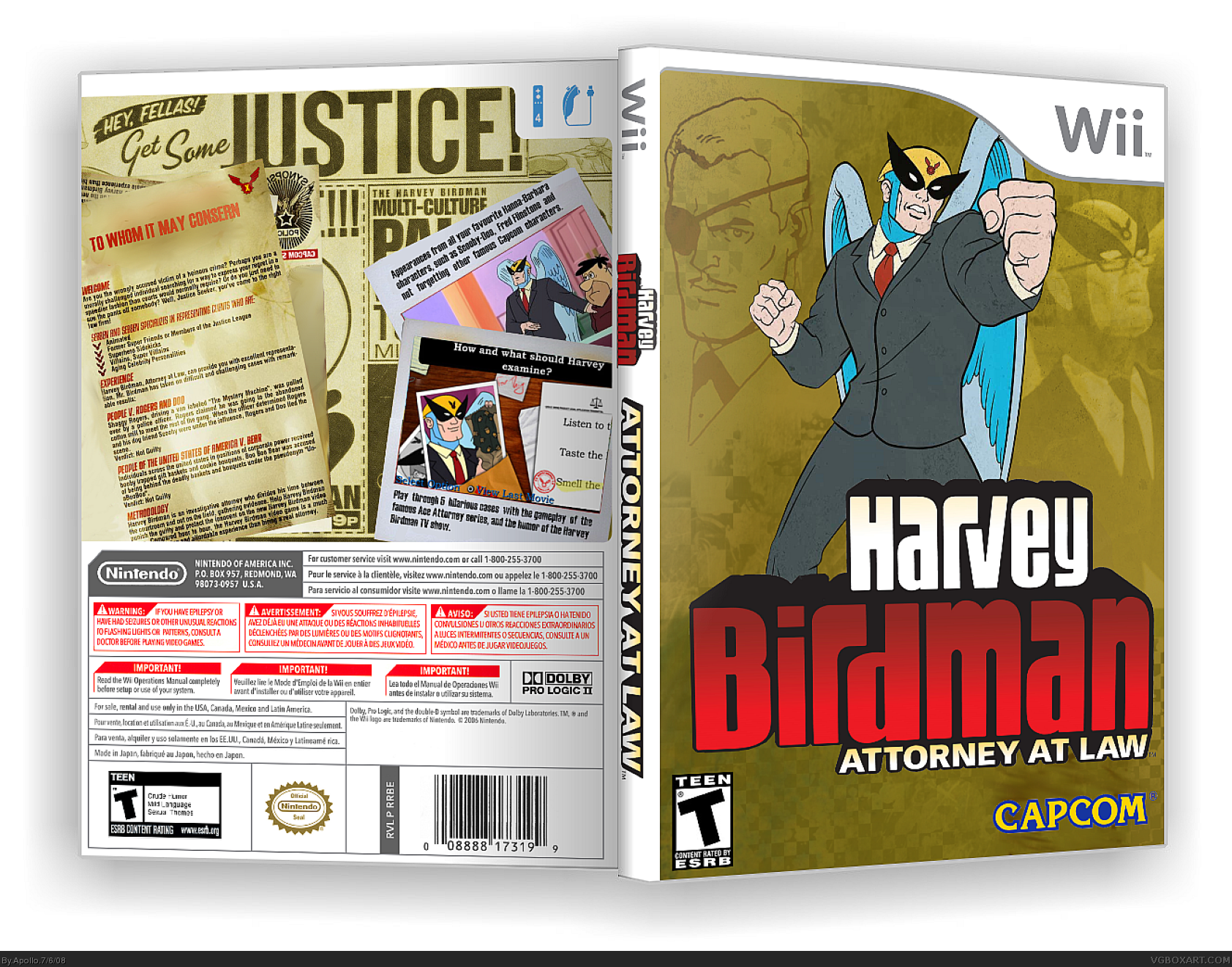 Harvey Birdman: Attorney at Law box cover