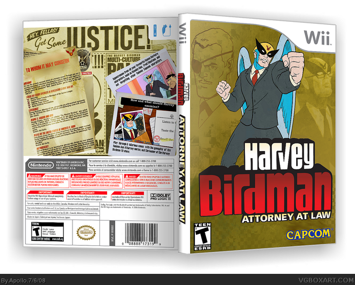 Harvey Birdman: Attorney at Law box art cover