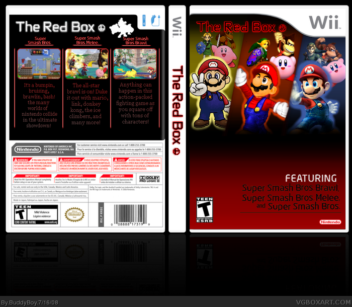 The Red Box box art cover