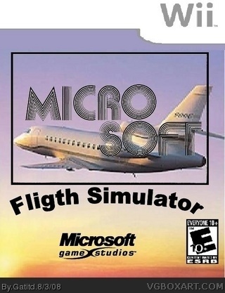 Microsoft Flight Simulator 2008 box cover
