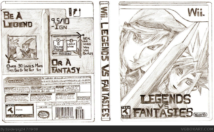 Legends Vs. Fantasies box cover