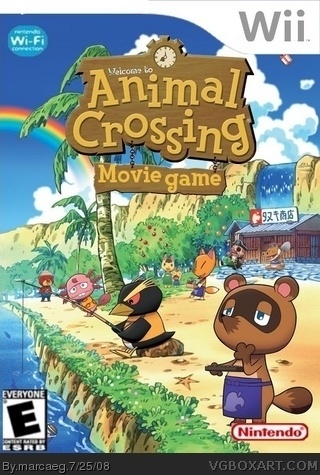 Animal Crossing Movie Game box cover