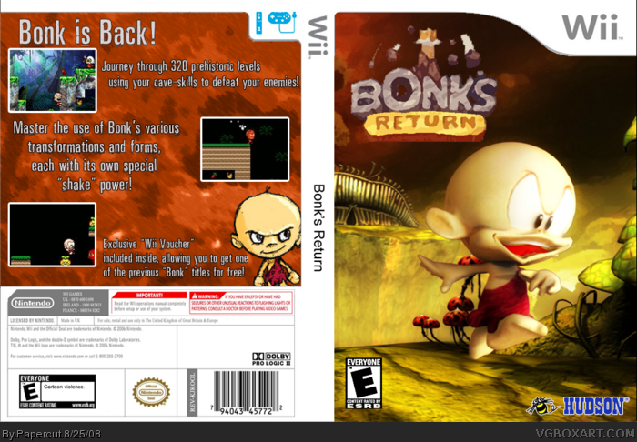 Bonk's Return box art cover