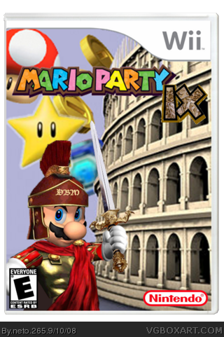 Mario Party IX box art cover