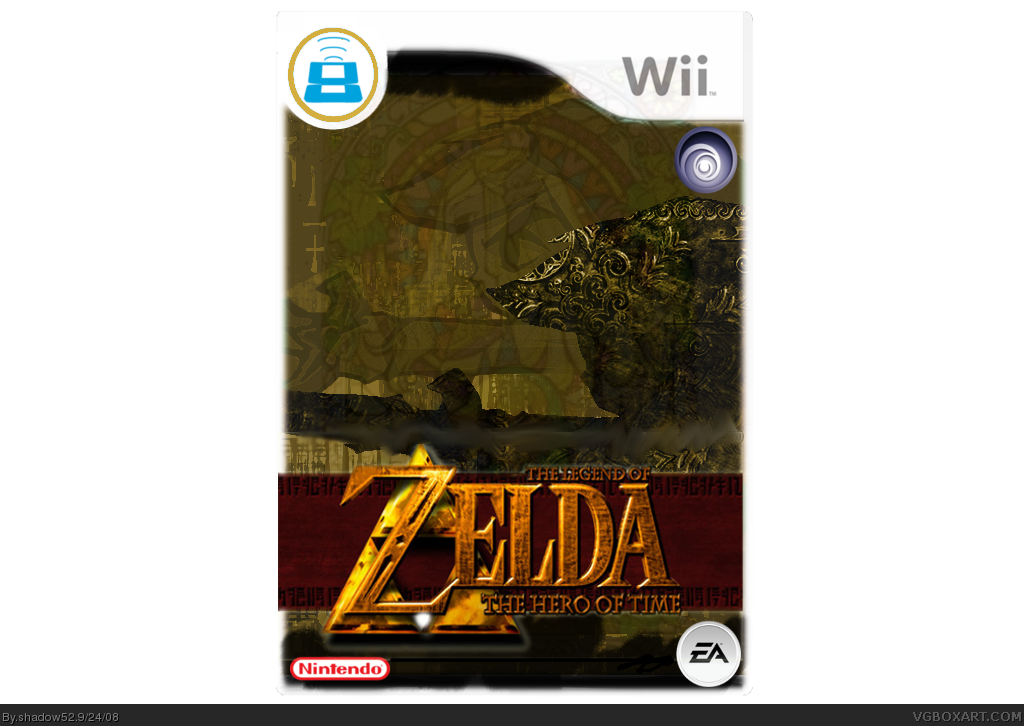 Legend of Zelda - Hero of time box cover