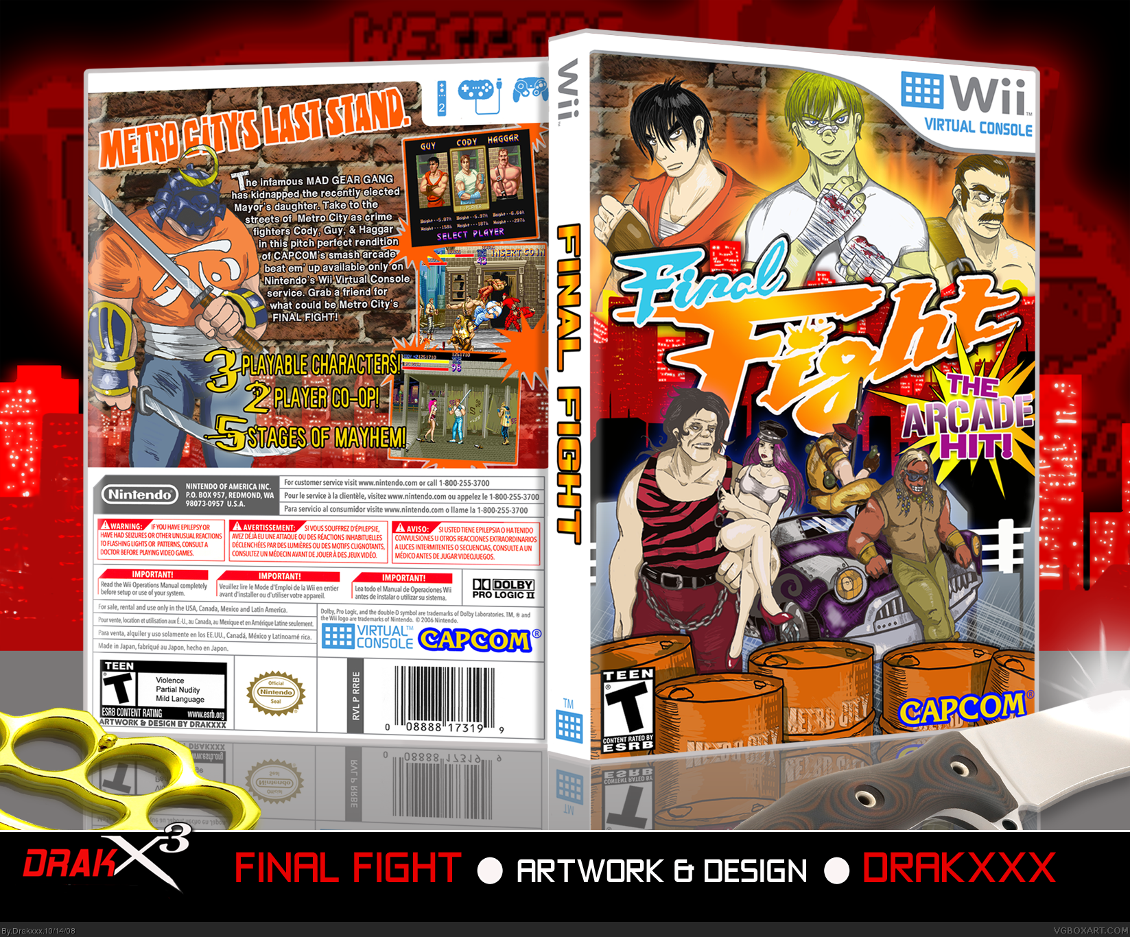 Final Fight: Arcade Edition box cover
