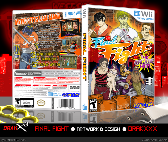 Final Fight: Arcade Edition box art cover