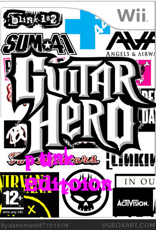 guitar hero: punk edition box cover
