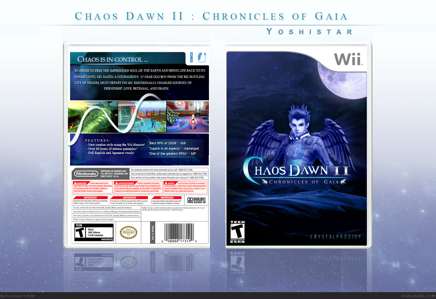 Chaos Dawn II : Chronicles of Gaia box cover