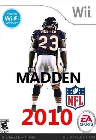 Madden NFL 2010 box cover