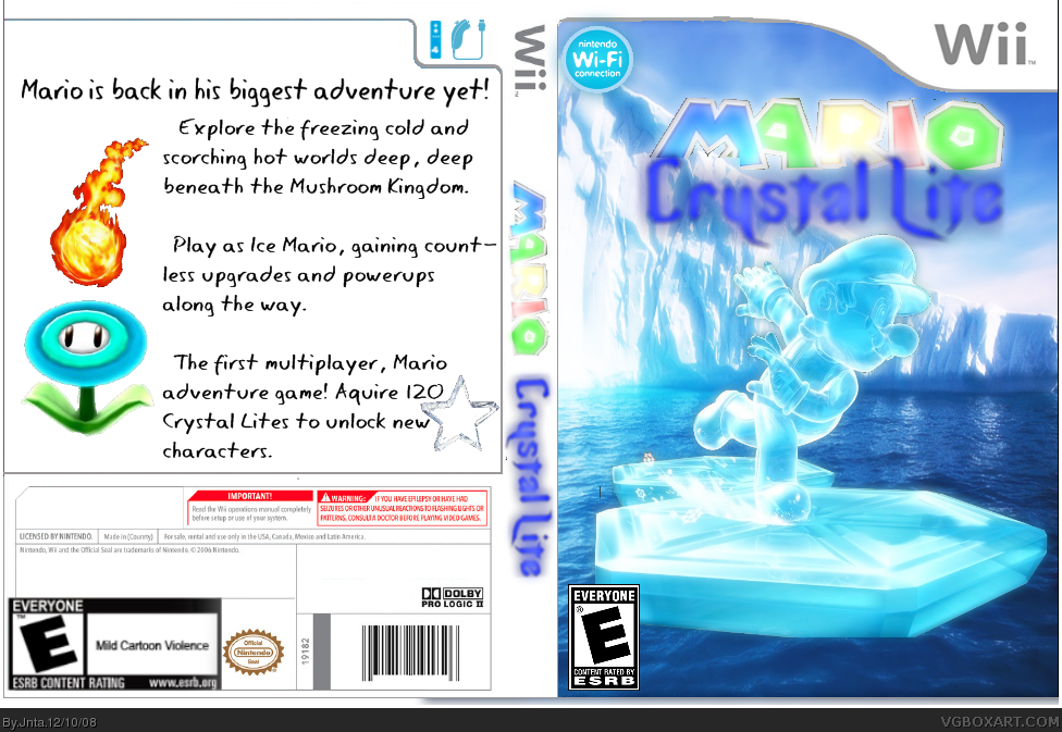 Mario Crystal Lite box cover