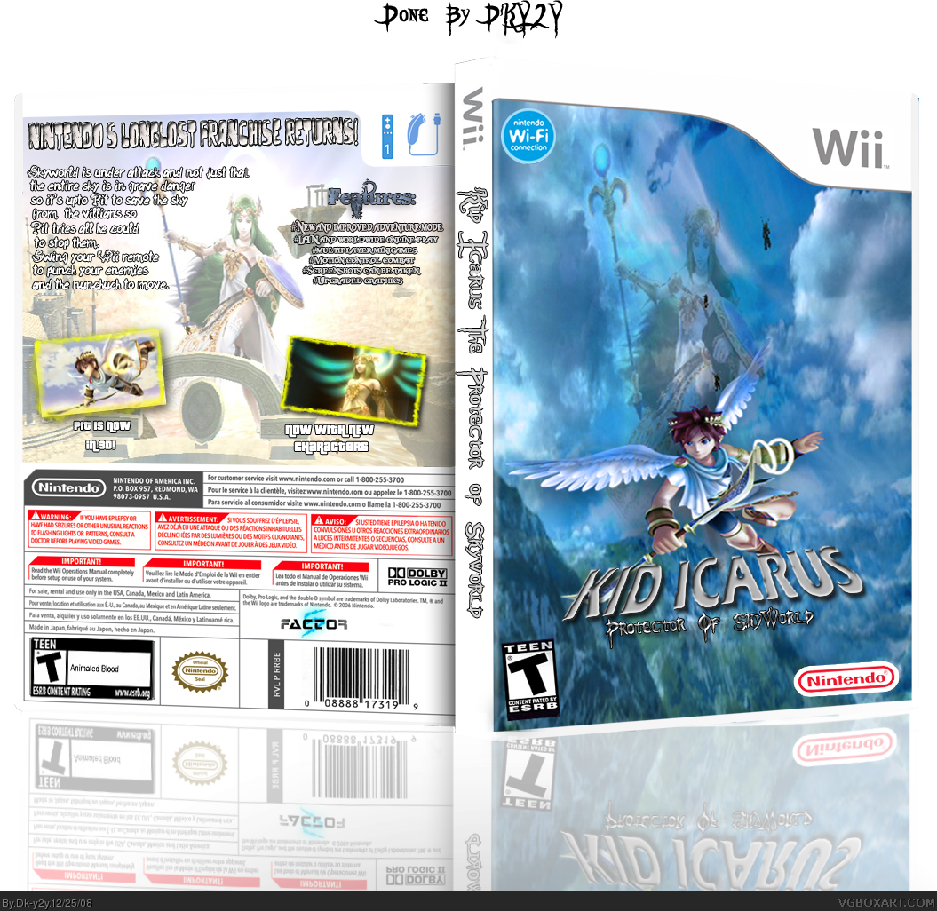 Kid Icarus: Protector of Skyworld box cover